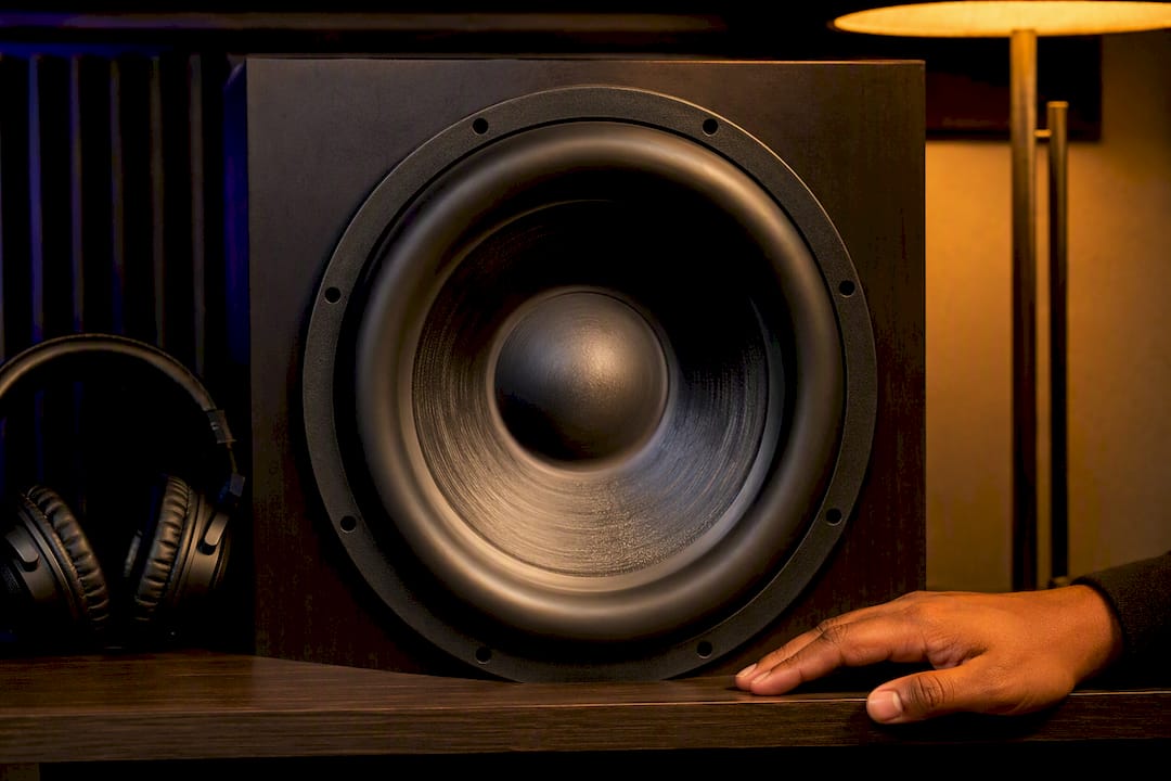 Subwoofer cone vibrating during bass listening