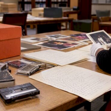 Archival tapes and papers from Houston hip-hop history