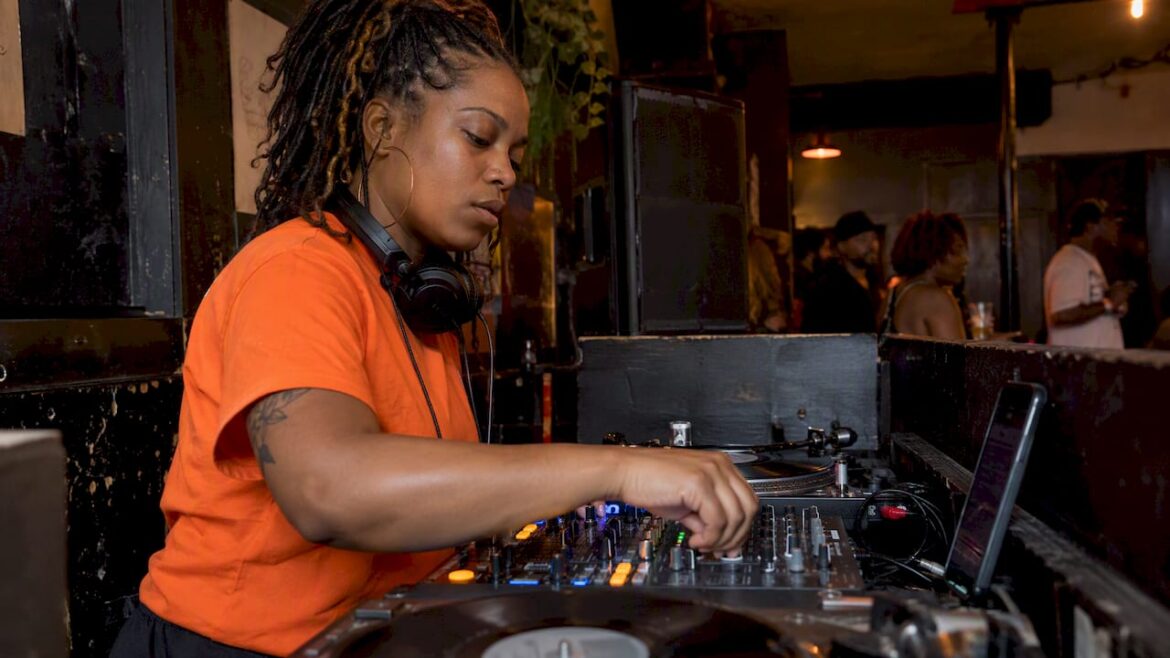 DJ streaming a set from a phone